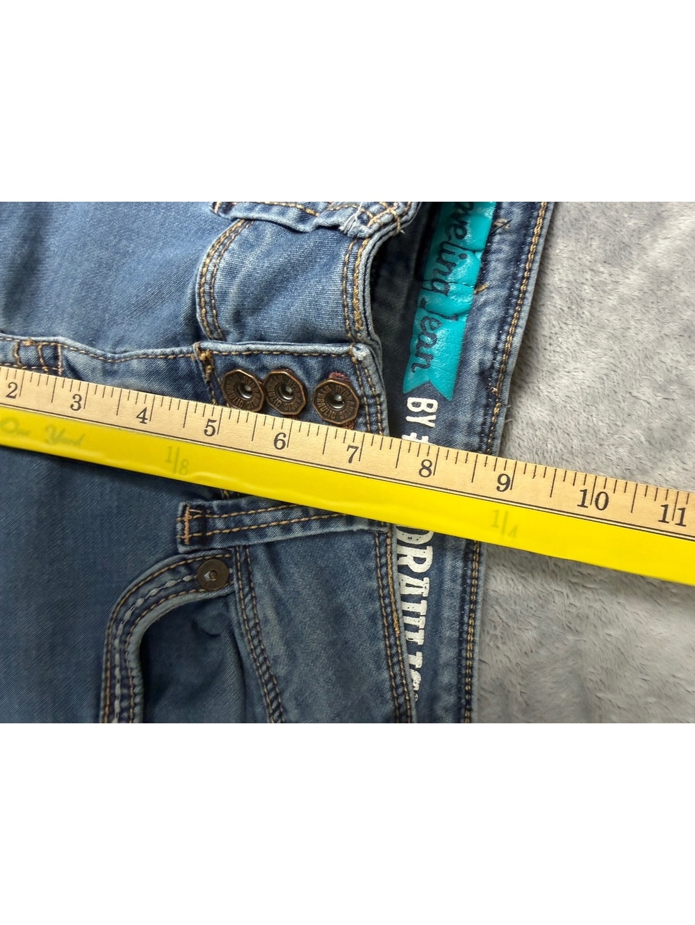 HYDRAULIC The Traveling Jean 3-Button Skinny Jeans Medium Wash Size 5/6 - Picture 8 of 10